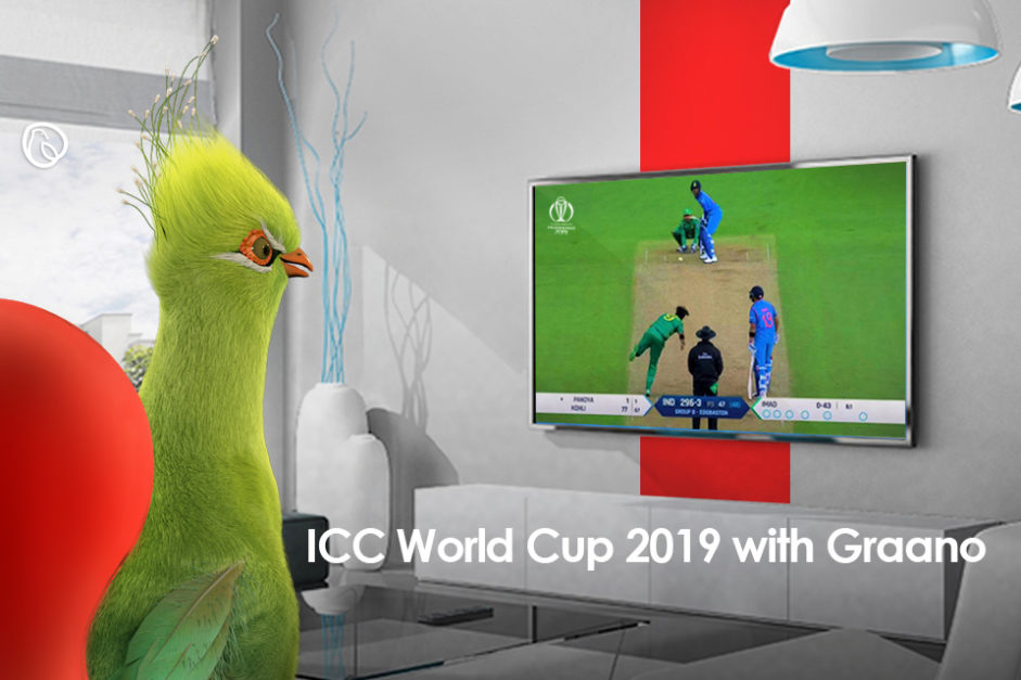 Watch ICC World Cup 2019 with Graano