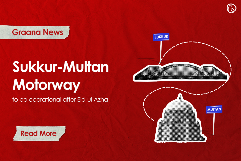 Sukkur-Multan Motorway to be operational after Eid-ul-Azha