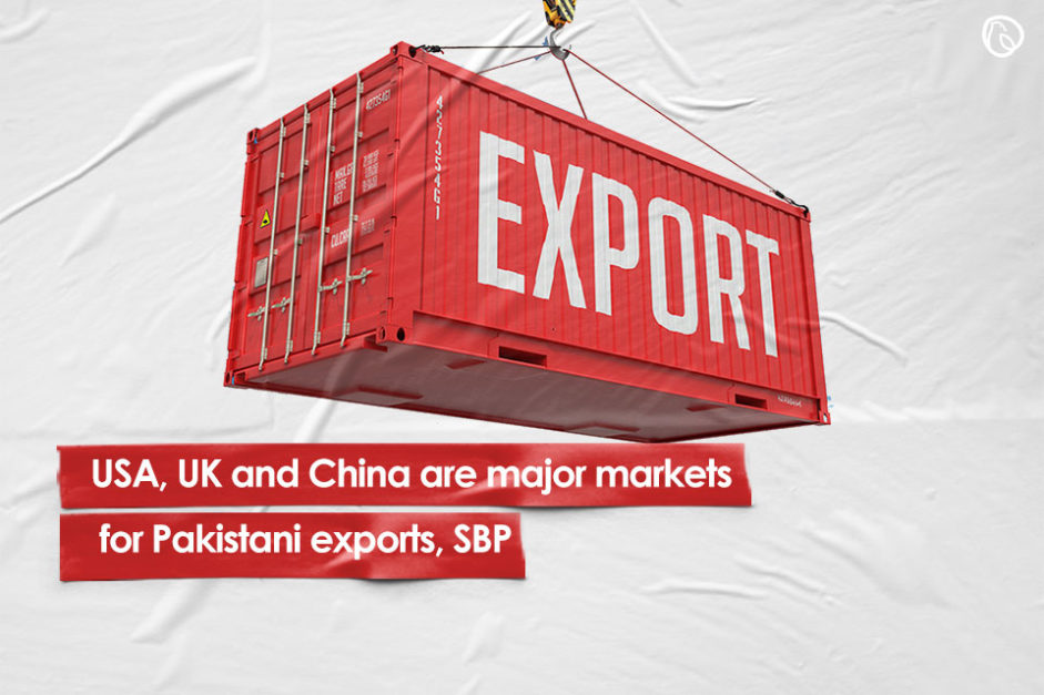 Exports to US, UK and China increased