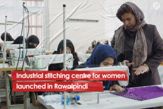 Industrial stitching centre for women launched in Rawalpindi