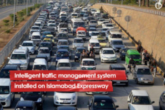 Intelligent traffic management system installed on Islamabad Expressway