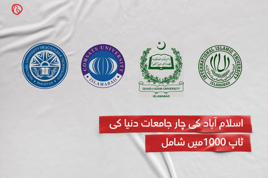 Islamabad's four universities appear among world top 1000 universities