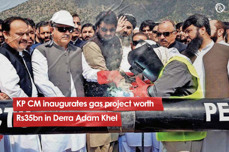 KP CM inaugurates gas project worth Rs35bn in Derra Adam Khel