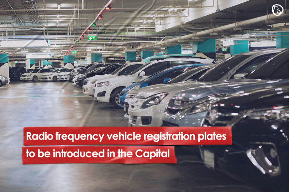 Radio frequency vehicle registration plates to be introduced in the Capital