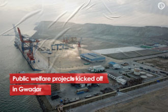 Public welfare projects kicked off in Gwadar