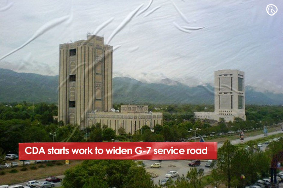 CDA starts work to widen G-7 Service Road