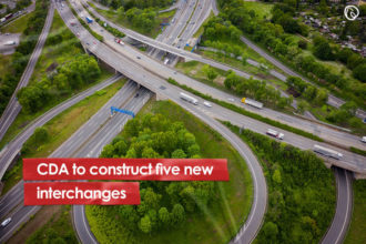 CDA to construct five new interchanges