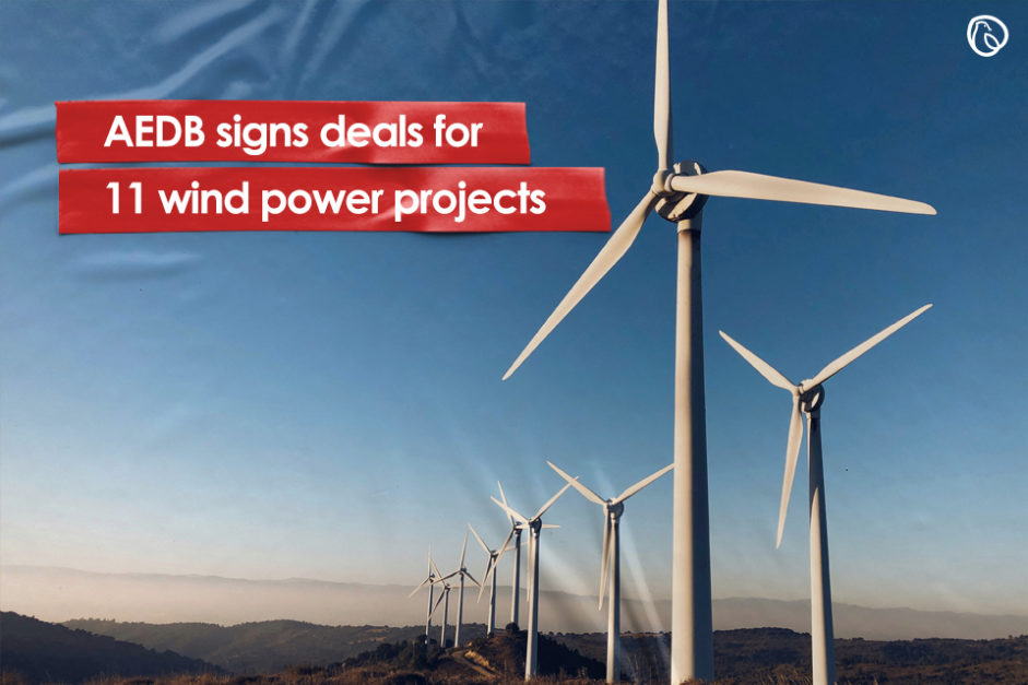 AEDB signs deals for 11 wind power projects