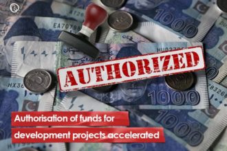 Authorisation of funds for development projects accelerated