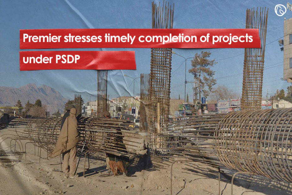 Premier stresses timely completion of projects under PSDP