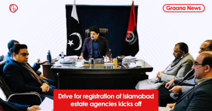 Drive for registration of Islamabad estate agencies kicks off