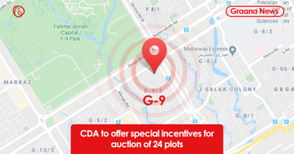 CDA to offer special incentives for auction of 24 plots