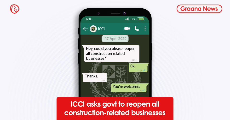 ICCI asks govt to reopen all construction-related businesses