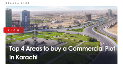 Top 4 Areas to buy a Commercial Plot in Karachi