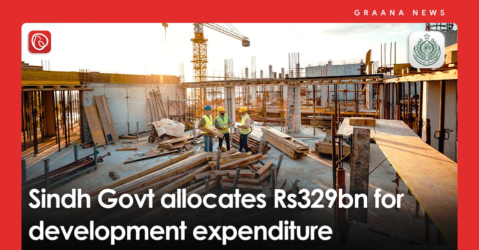 Sindh Govt allocates Rs329bn for development expenditure