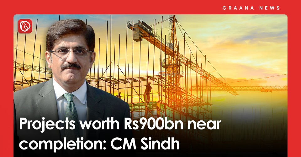 Projects worth Rs900bn near completion: CM Sindh