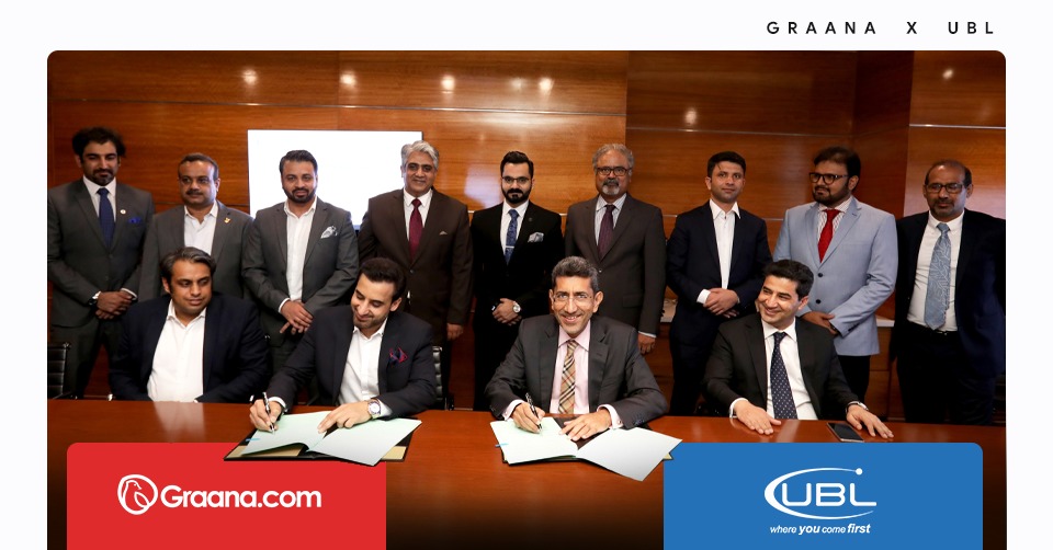 Graana.com and UBL sign MoU to promote home financing facility on easy terms