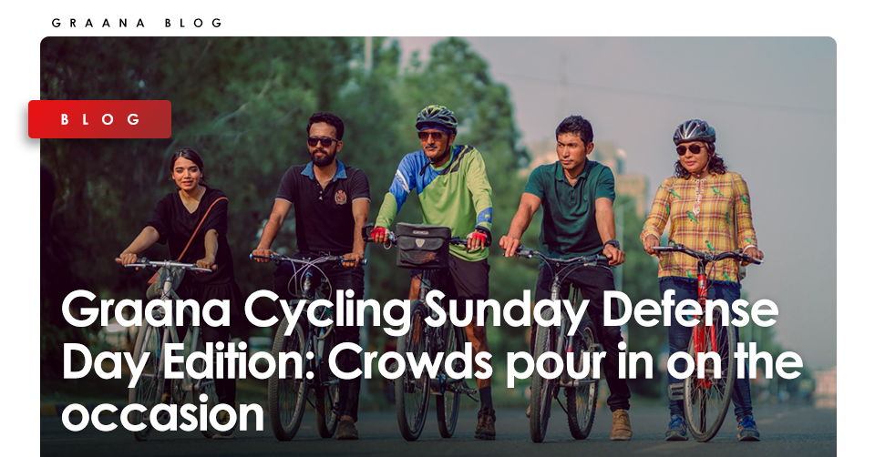 Graana Cycling Sunday Defense Day Edition: Crowds pour in on the occasion