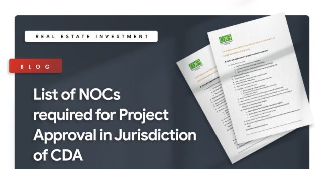 List Of NOCs Required For Project Approval In Jurisdiction Of CDA ...