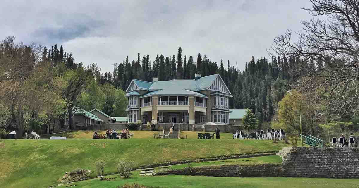 Magnificent view of Chief Minister House Nathiagali