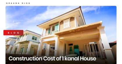 Construction Cost of 1 kanal House