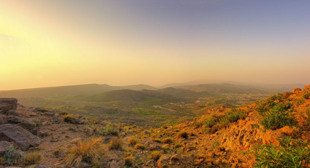 sunset view from Fort Munro