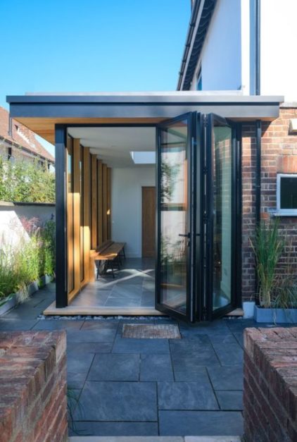 Triple glazing bifold doors reduce noise from outside