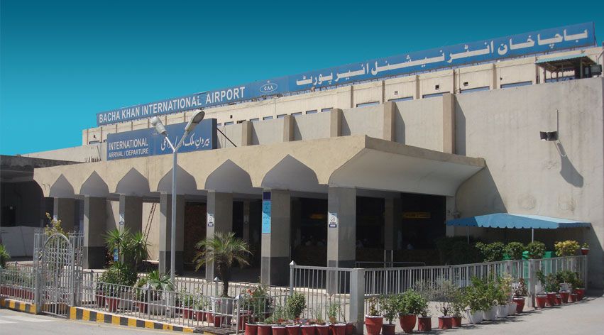 Terminal of the Bacha Khan International Airport