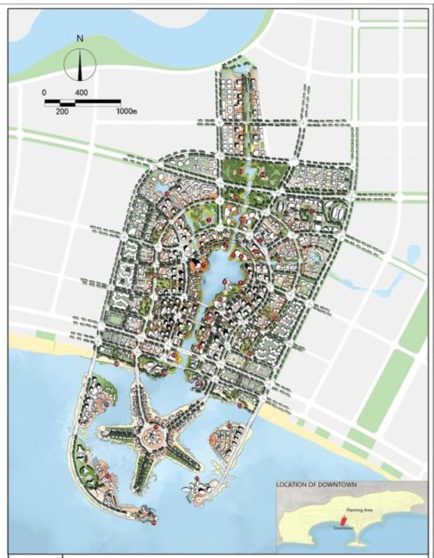 Master plan of the Chand Tara Island