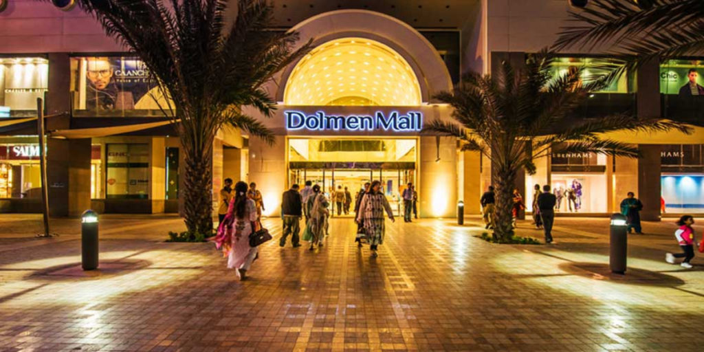 This is an image of Dolmen Mall, Clifton, Karachi