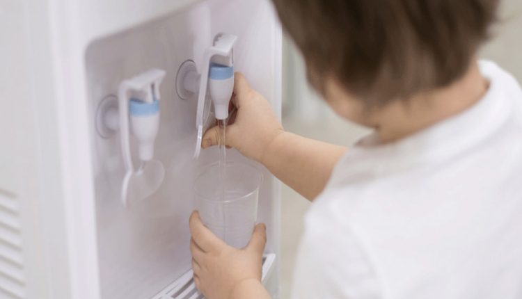 A water dispenser should be cleaned almost every month.