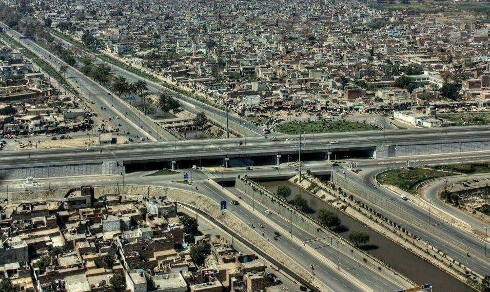 Ring Road Canal Interchange Lahore 