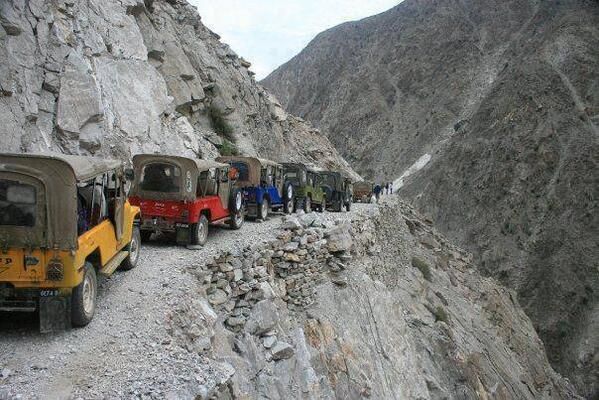 The Fairy Meadows track is one of the most dangerous roads in Pakistan.