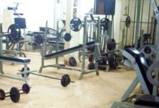 This is an image of a gym located in Clifton Karachi 