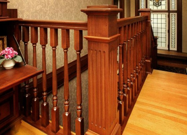 this is an image of staircase handrail