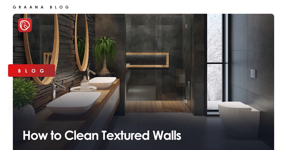 How to clean textured walls