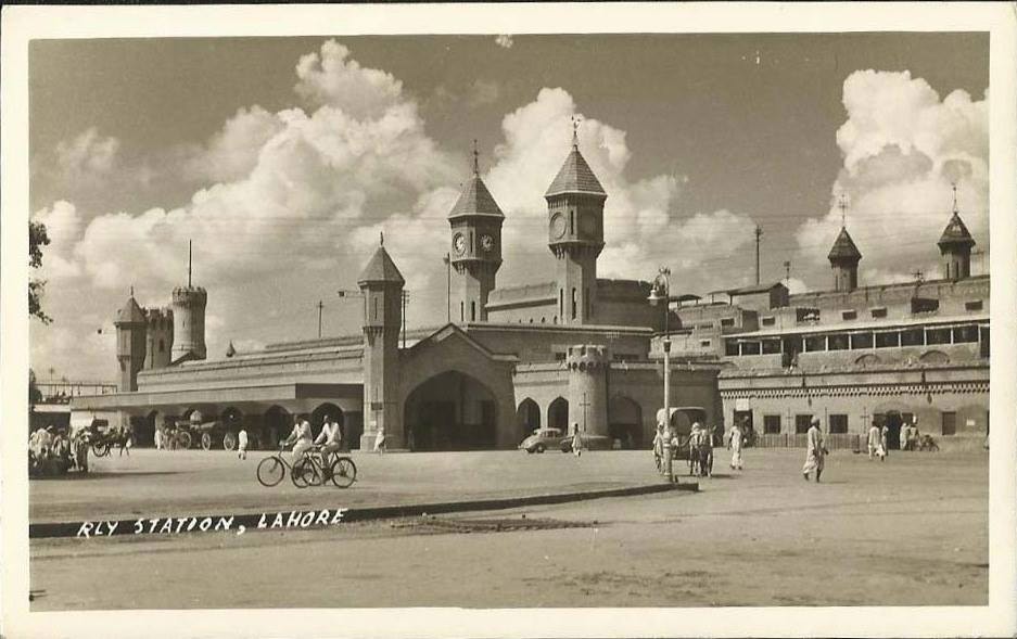 An old image of Lahore railway station
