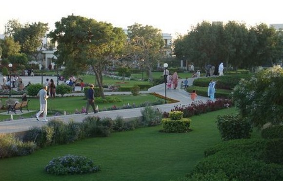 it is an image of Euphoria Park in Block 15 Gulistan-e-Johar, Karachi