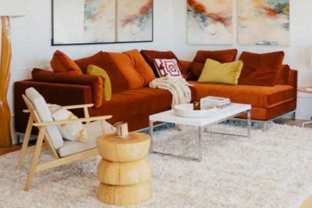 this is an image of two sofas and one chair which is a part of large living room furniture layout ideas