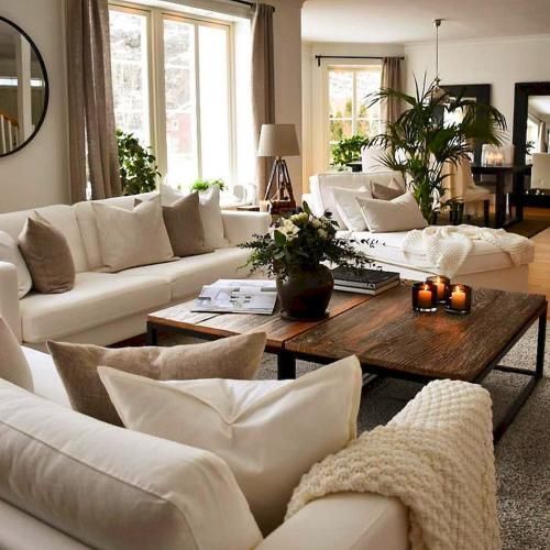 Vintage textiles to add rustic edge in living room