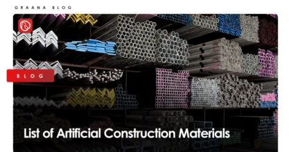 List of Artificial Construction Materials