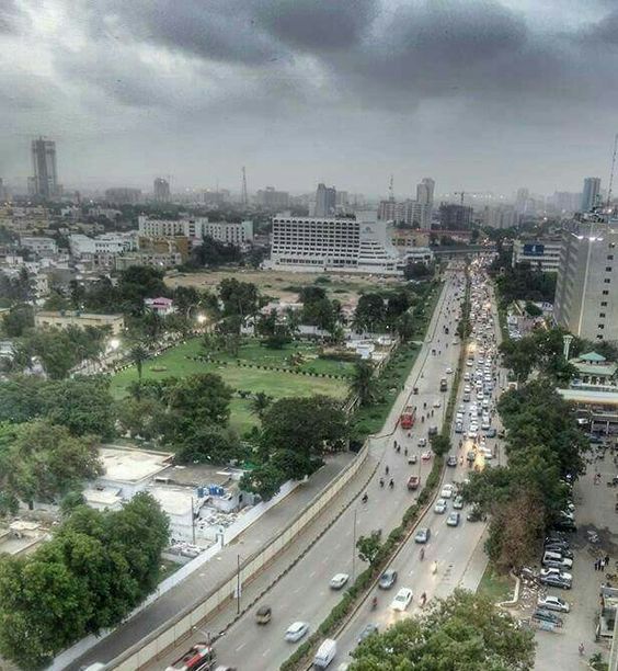 Road with full of traffic 