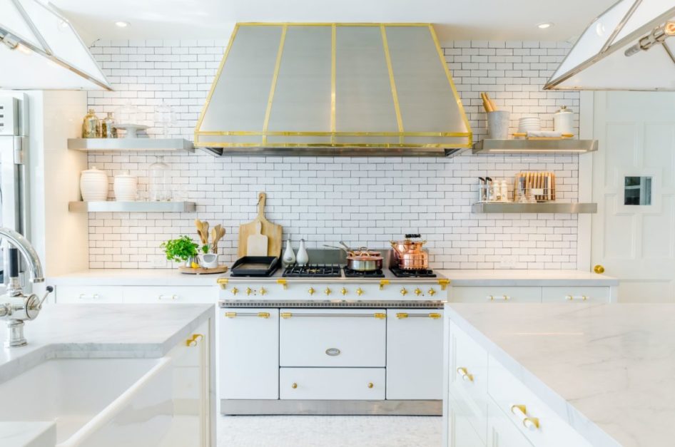 Do not go overboard when choosing a backsplash design