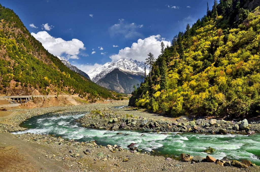 Mountains of Kalam Valley in Northern Areas of Pakistan
