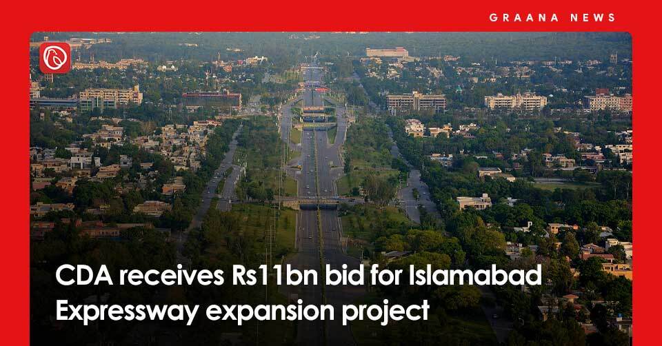 CDA receives Rs11bn bid for Islamabad Expressway expansion project. For more information, visit Graana news.