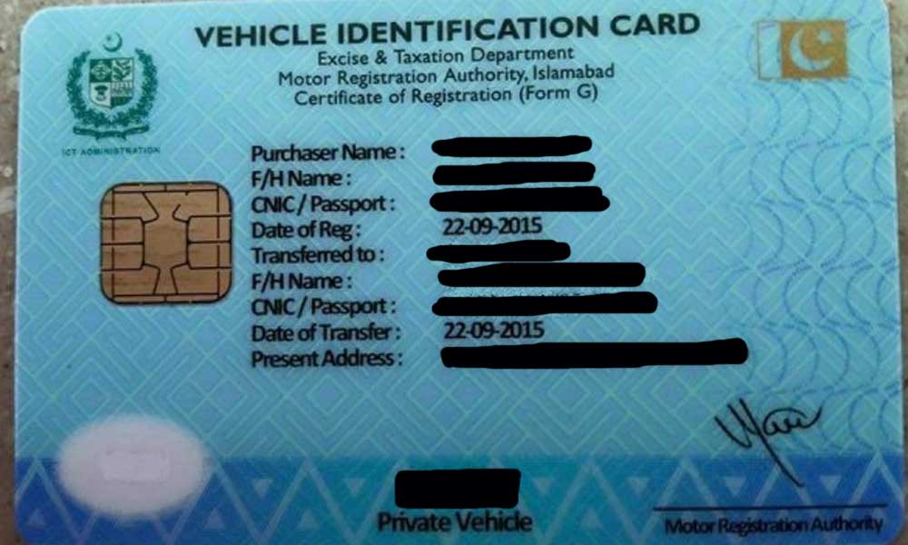 Smart Registration Card Image