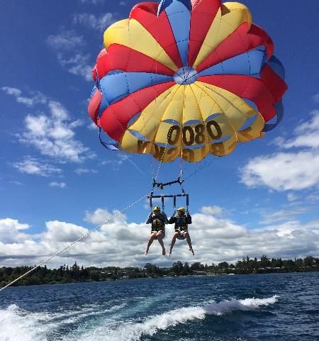 Parasailing in Islamabad on Khanpur Lake