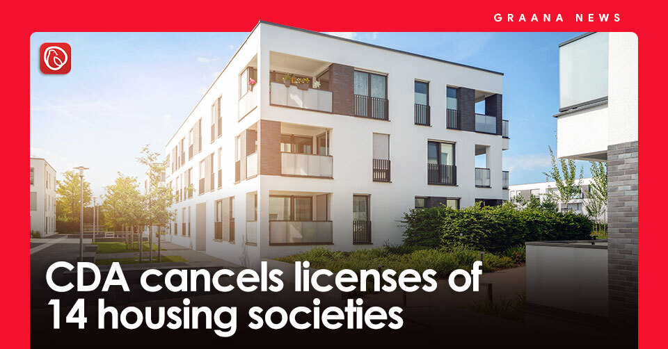 CDA cancels licenses of 14 housing societies