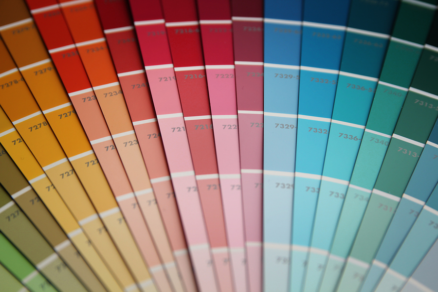 Colours are an essential element in interior design.