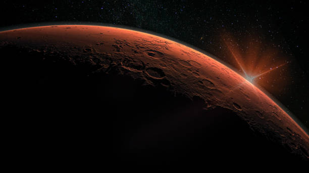  مریخ کی سرخی مائل تصویر